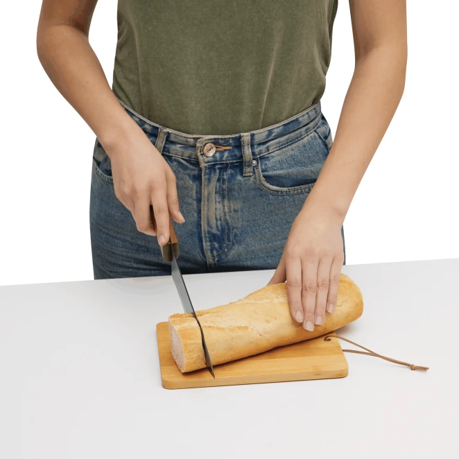 Deska do krojenia BAMBOO SHAPE. z logo firmy Zdjęcie 3