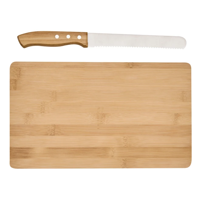 Bambusowa deska do krojenia CRUMBS z logo firmy Zdjęcie 5