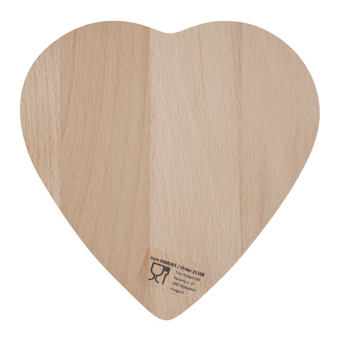 Deska do krojenia WOODEN HEART do naniesienia logo Zdjęcie 2