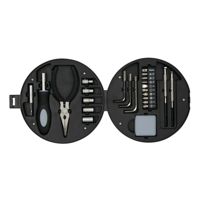 Zestaw narzędzi w kształcie opony samochodowej. z nadrukiem na zamówienie Zdjęcie 3