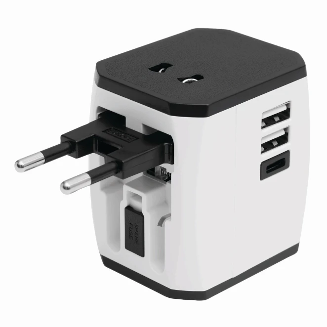 Adapter podróżny TRAVEL POWER z logo firmy Zdjęcie 5