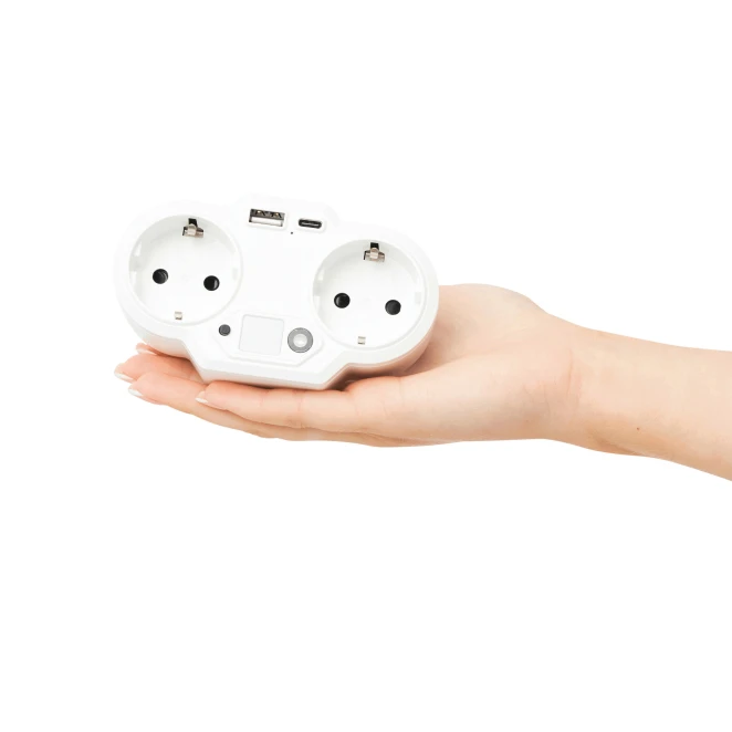 Wtyczka USB z lampką nocną ENDLESS POWER NIGHT z logo Zdjęcie 5