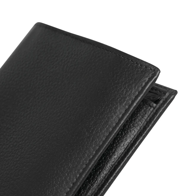 Skórzana portmonetka MESSINA z logo Zdjęcie 5