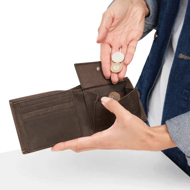 Skórzana portmonetka WILD STYLE I z naniesieniem logo Zdjęcie 8