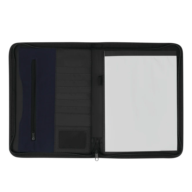 Teczka konferencyjna AVANTI ZIP z blokiem w formacie A4 z nadrukiem na zamówienie Zdjęcie 2