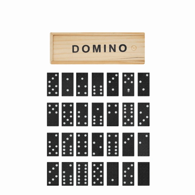 Klasyczna gra DOMINO z logo firmy Zdjęcie 2