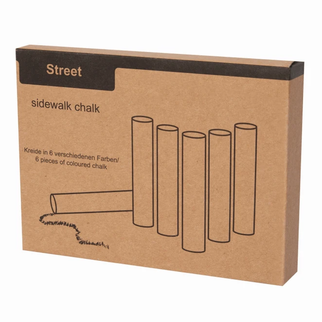 Komplet kolorowej kredy STREET z logo Zdjęcie 3