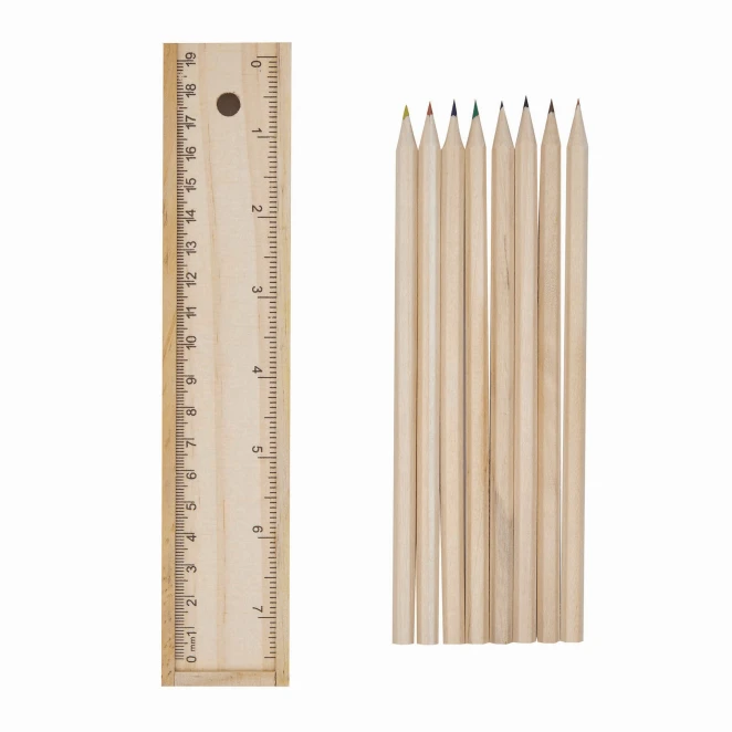 Komplet 8 kredek STRAIGHT do drukowania logo Zdjęcie 2