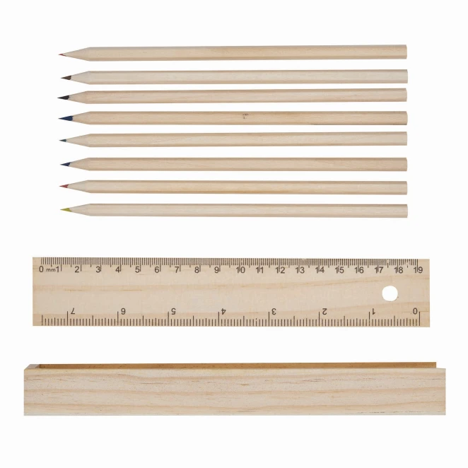 Komplet 8 kredek STRAIGHT do drukowania logo Zdjęcie 3