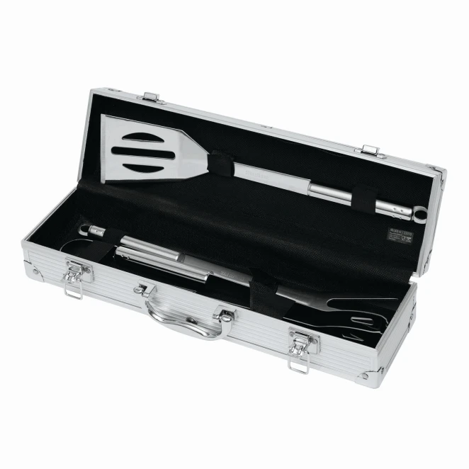 Zestaw nierdzewnych sztućców do grilla ROAST do nałożenia logo Zdjęcie 2