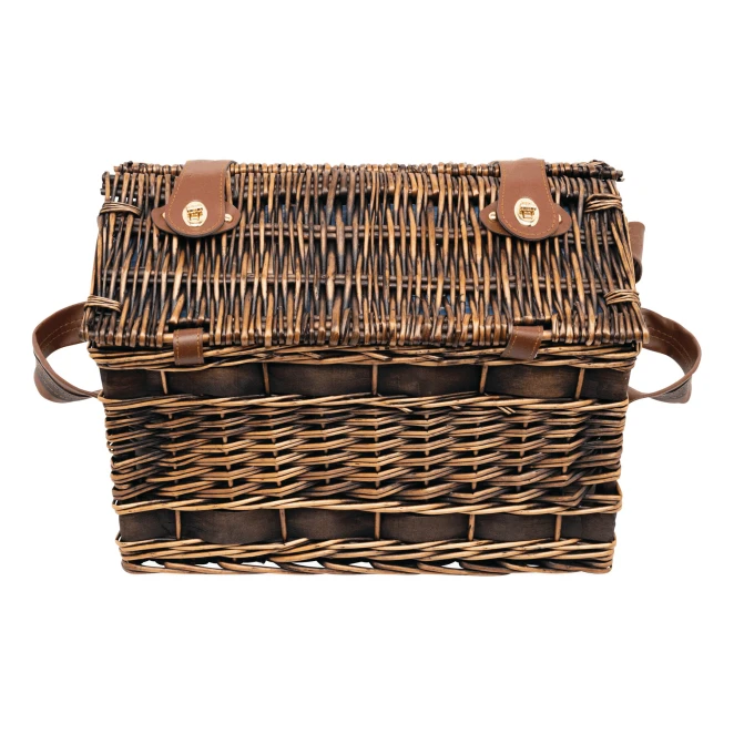 Wiklinowy kosz piknikowy SUMMERTIME z logo firmy Zdjęcie 2