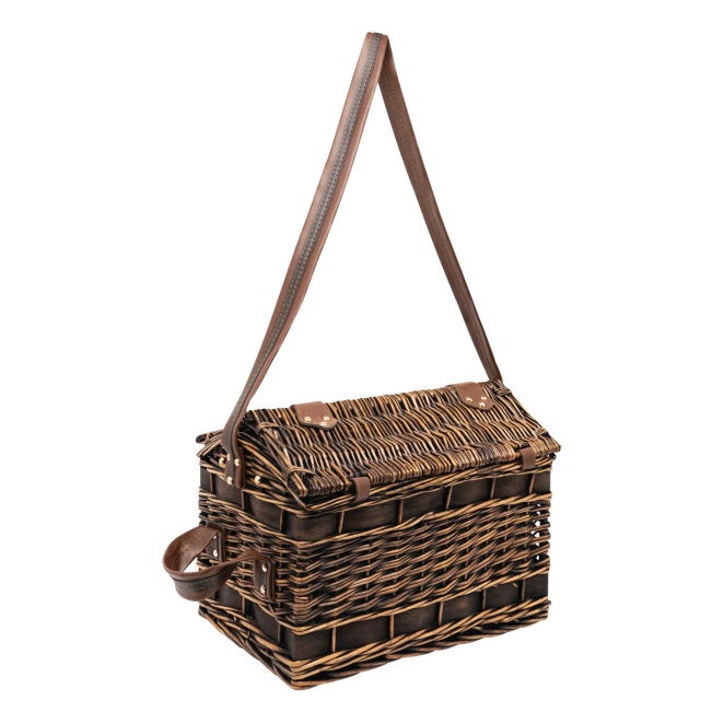 Wiklinowy kosz piknikowy SUMMERTIME z logo firmy Zdjęcie 4