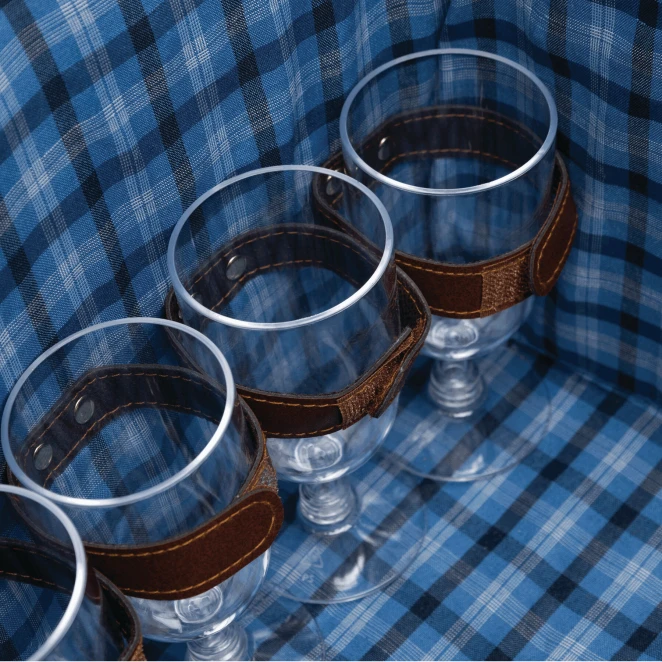 Wiklinowy kosz piknikowy SUMMERTIME z logo firmy Zdjęcie 7