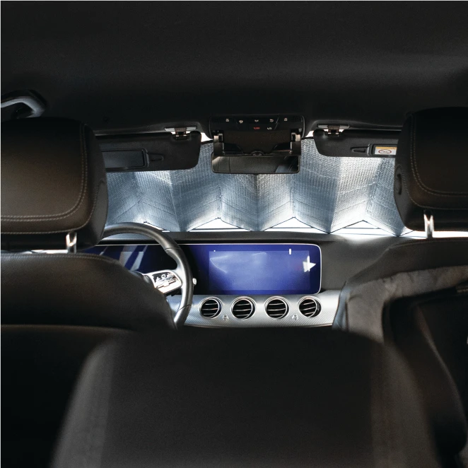 Samochodowa osłona przeciwsłoneczna SHADOW FOLD do nałożenia logo Zdjęcie 5