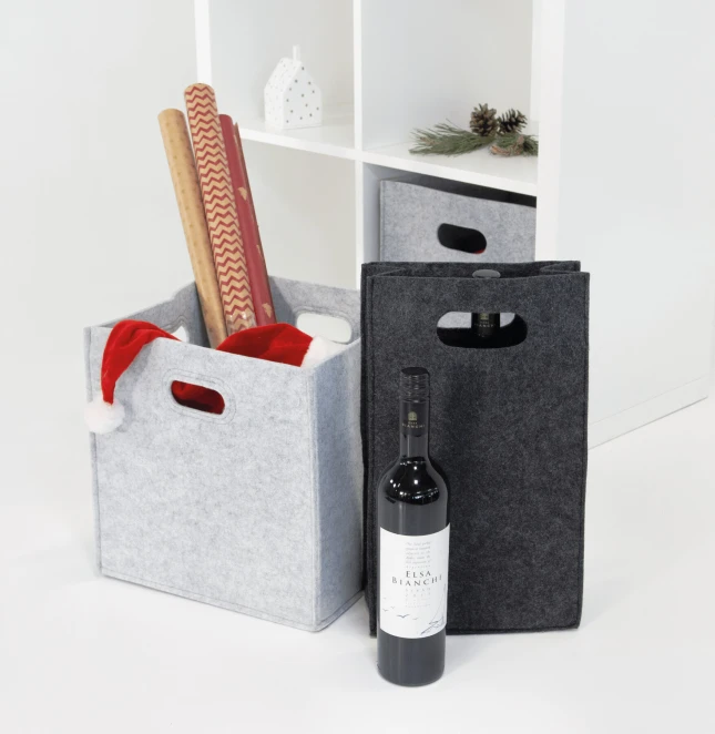 Filcowa torba na butelki CHABLIS z logo firmy Zdjęcie 7