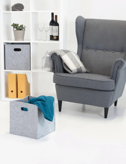 Pudełko filcowe do przechowywania HYGGE do nałożenia logo Zdjęcie 9