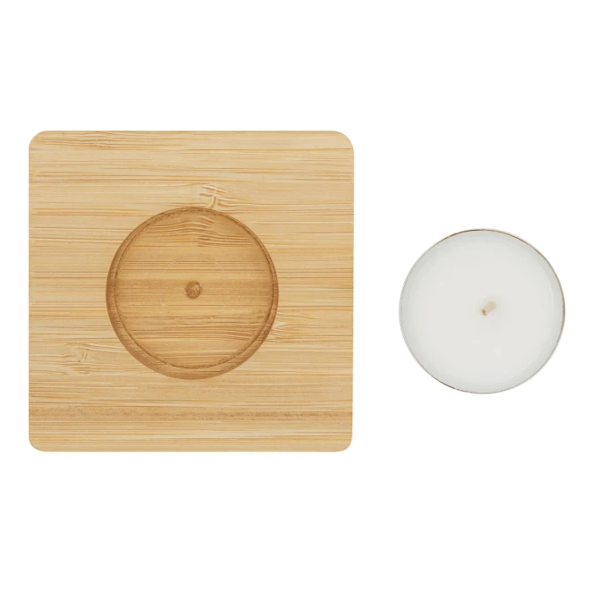 Podstawka na tealight NATURAL GLOW do naniesienia logo Zdjęcie 5