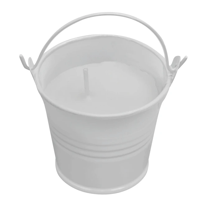 Świeca w wiaderku CLAM z logo Zdjęcie