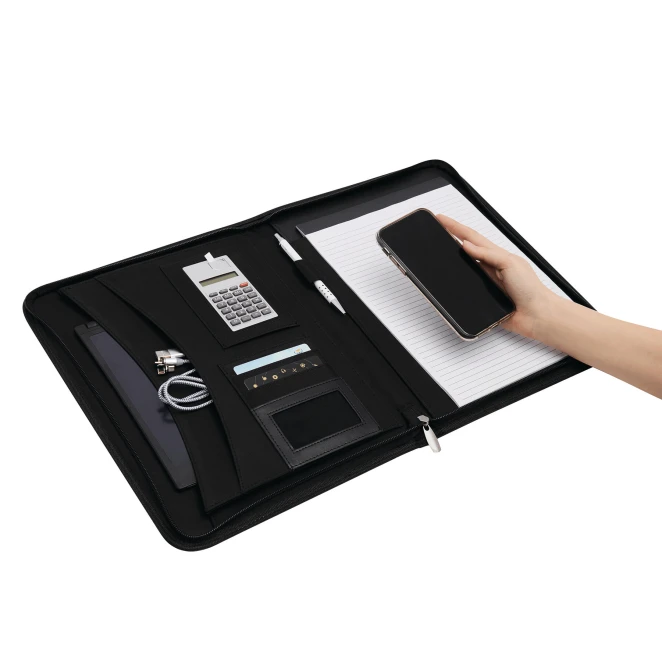 Teczka NOBLESSE ZIP z kalkulatorem do drukowania logo Zdjęcie 6