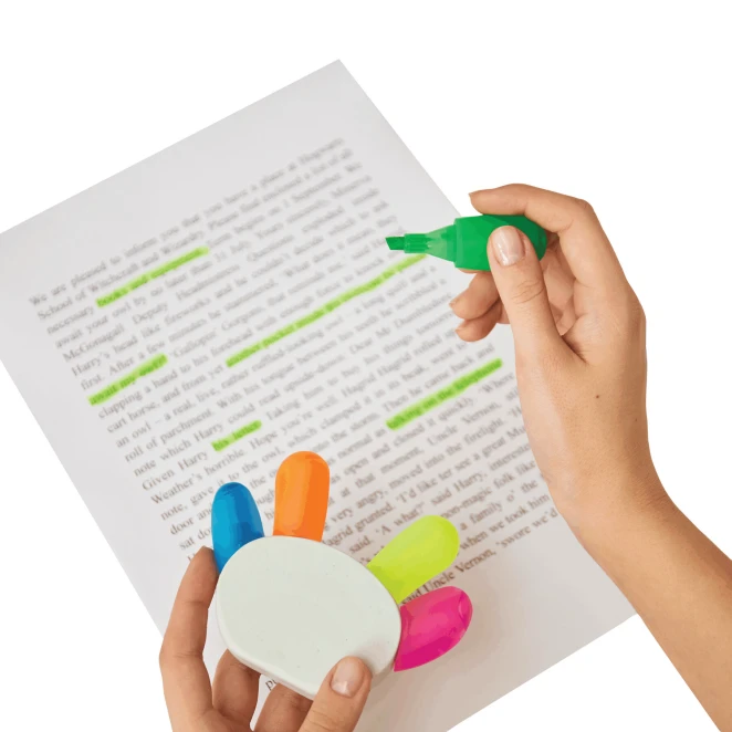 Zakreślacz HANDS UP z naniesieniem logo Zdjęcie 4