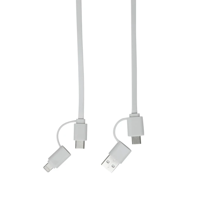 Kabel do ładowania i przesyłania danych TRANSFER ROUND z nadrukiem na zamówienie Zdjęcie 4