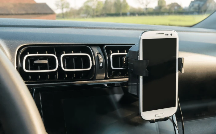 Uchwyt samochodowy na telefon CHARGE N GO z naniesieniem logo Zdjęcie 8