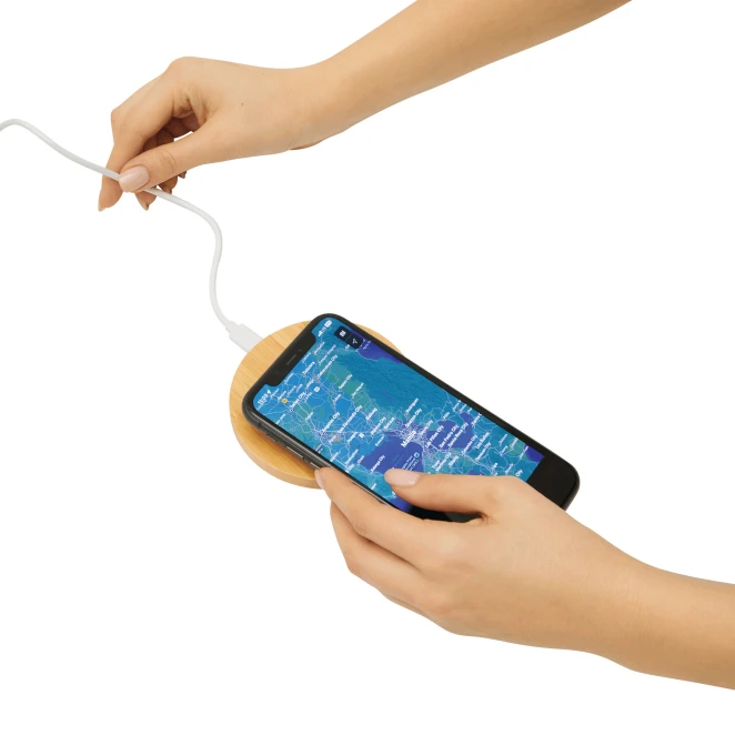 Bezprzewodowa stacja ładująca POWER PLATE z logo firmy Zdjęcie 4