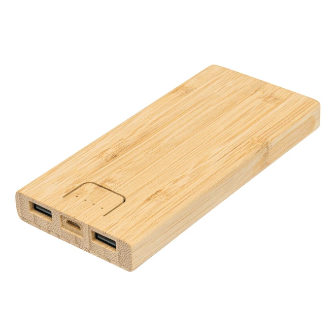 Powerbank BAMBOO ENERGY do drukowania logo Zdjęcie 2