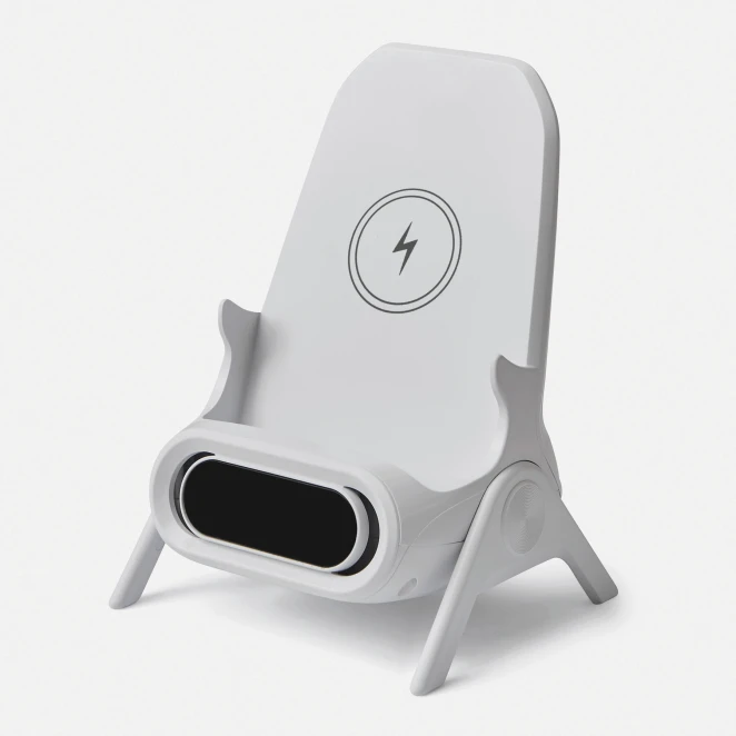 Bezprzewodowa stacja ładująca COMBINED z nadrukiem logo Zdjęcie