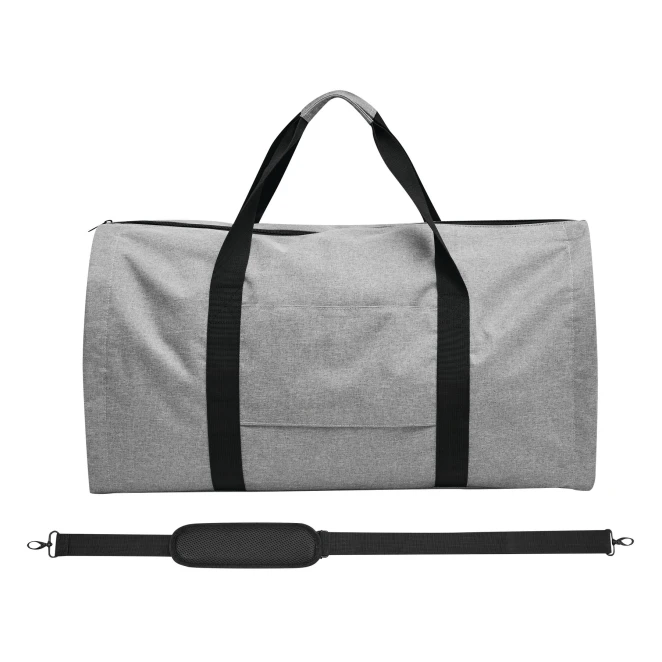 Torba podróżna MILANO ze zintegrowaną torbą na ubrania. z nadrukiem logo Zdjęcie 3