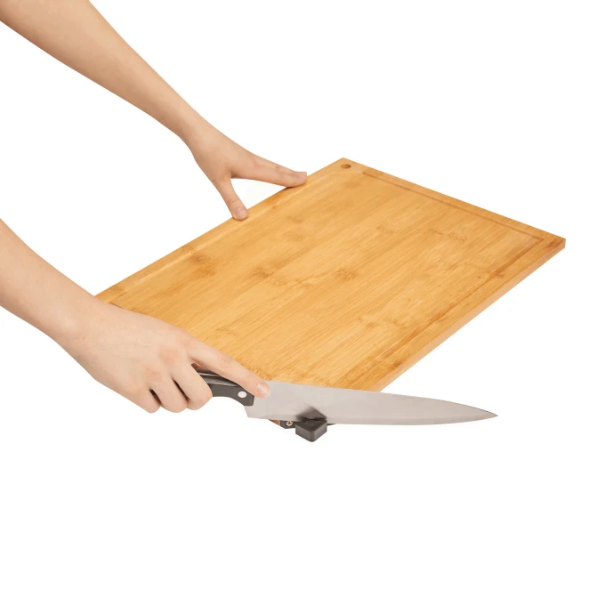 Duża deska do krojenia BAMBOO SHARP z logo firmy Zdjęcie 4