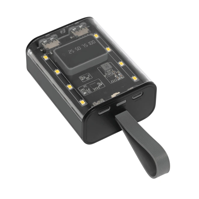 Powerbank z latarką OPEN SOURCE z nadrukiem logo Zdjęcie