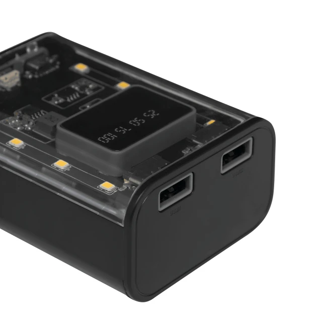 Powerbank z latarką OPEN SOURCE z nadrukiem logo Zdjęcie 6