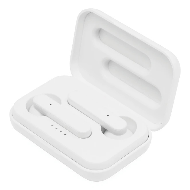 Bezprzewodowe słuchawki douszne TWINS z nadrukiem na zamówienie Zdjęcie