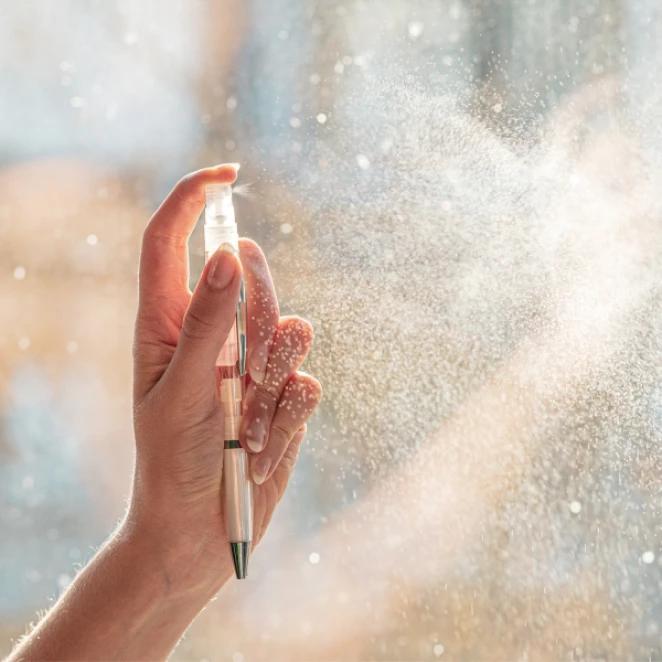 Długopis plastikowy z rozpylaczem do nałożenia logo Zdjęcie 8