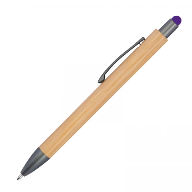 Długopis drewniany touch pen z nadrukiem na zamówienie Zdjęcie 3