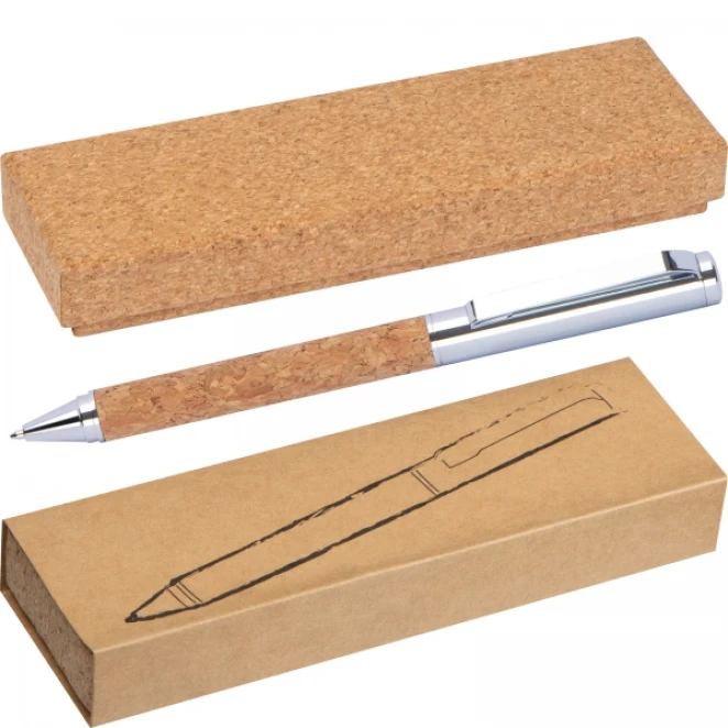 Długopis korkowy z logo Zdjęcie 2