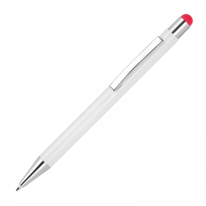 Długopis aluminiowy soft touch i touch pen Jean z nadrukiem logo Zdjęcie 2