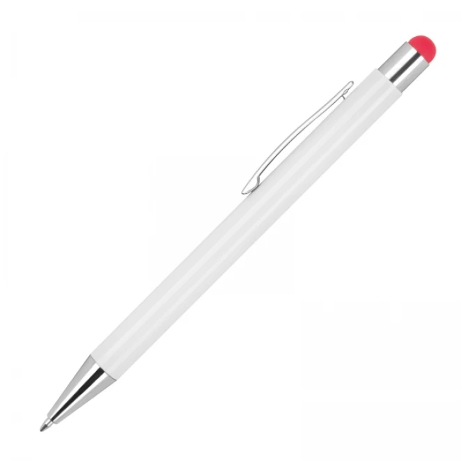 Długopis aluminiowy soft touch i touch pen Jean z nadrukiem logo Zdjęcie 3
