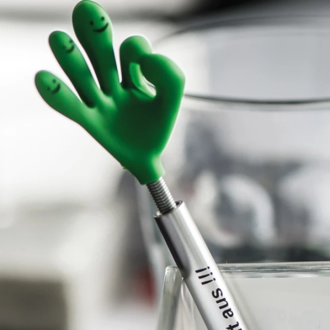 Długopis plastikowy touch pen CrisMa Smile Hand do drukowania logo Zdjęcie 6