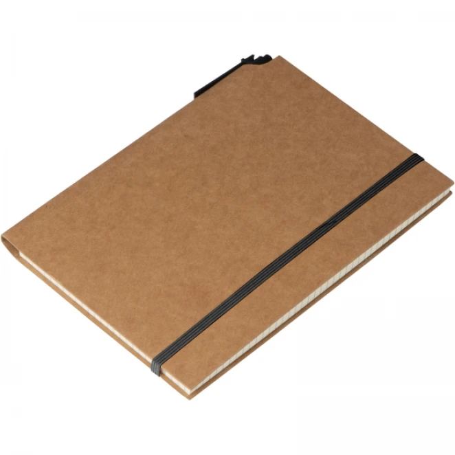 Notatnik A5 w kratkę z długopisem do drukowania logo Zdjęcie 2