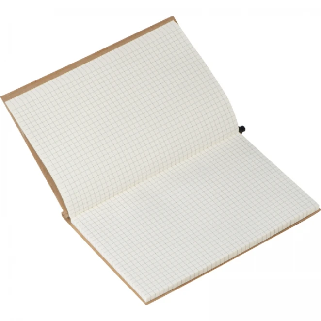 Notatnik A5 w kratkę z długopisem do drukowania logo Zdjęcie 3