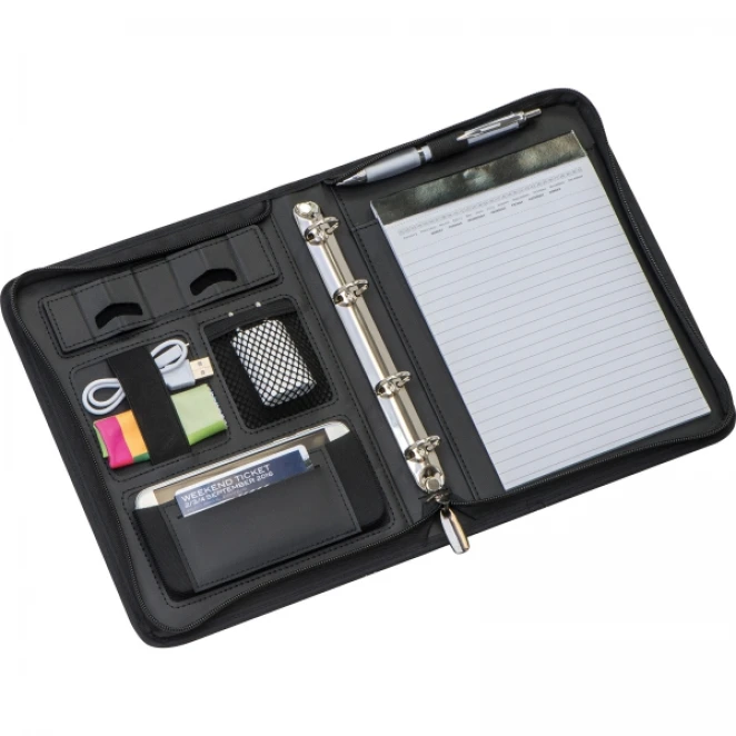 Folder A5 z notatnikiem w linie i segregatorem z naniesieniem logo Zdjęcie 3