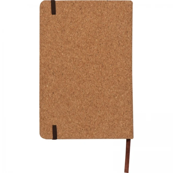 Notatnik A5 w linie okładką z korka do naniesienia logo Zdjęcie 6