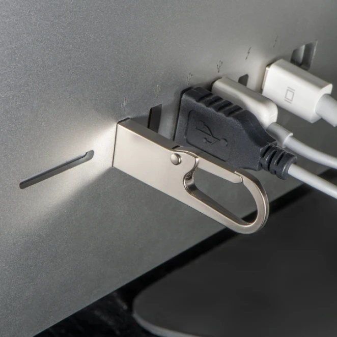 Pendrive metalowy 8GB z nadrukiem logo Zdjęcie 3