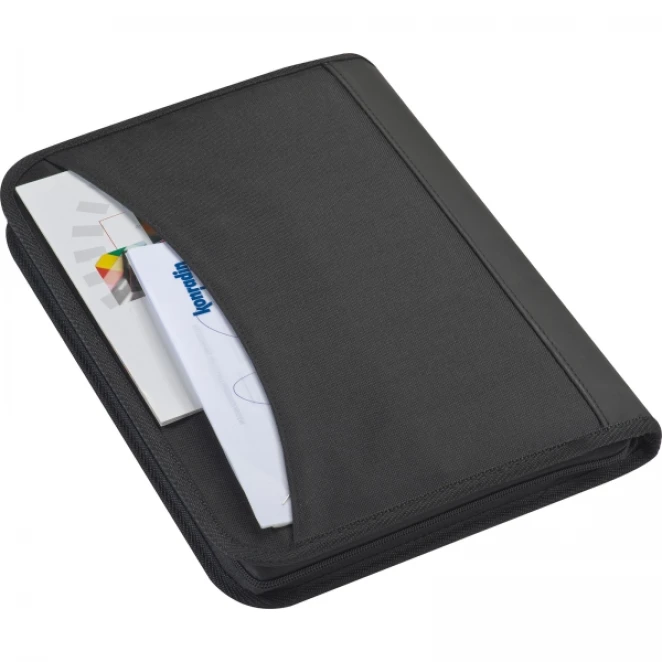 Folder A4 z notatnikiem w linie z logo firmy Zdjęcie 4