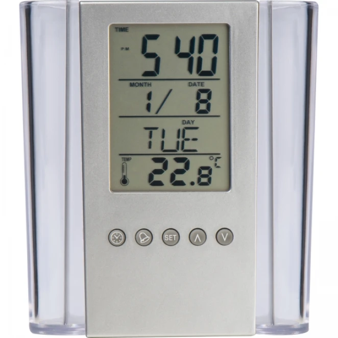 Stojak biurkowy wielofunkcyjny CrisMa z logo firmy Zdjęcie 2