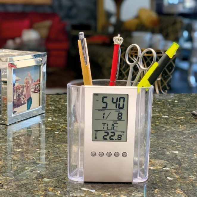 Stojak biurkowy wielofunkcyjny CrisMa z logo firmy Zdjęcie 5