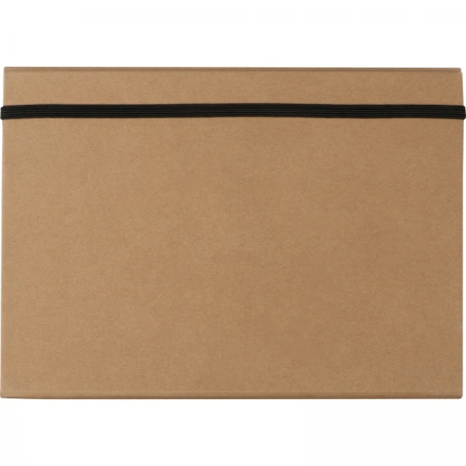 Folder z notatnikiem w linie i przyborami do pisania do nałożenia logo Zdjęcie 5