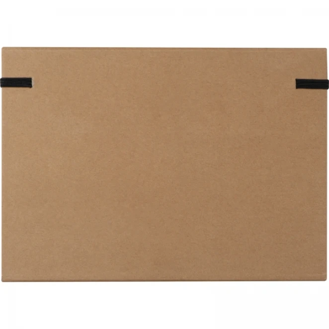 Folder z notatnikiem w linie i przyborami do pisania do nałożenia logo Zdjęcie 6